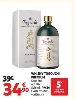 Auchan TOGOUCHI Whisky premium offre