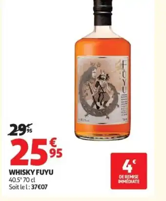 Auchan FUYU Whisky offre