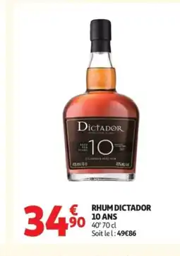 Auchan DICTADOR Rhum offre