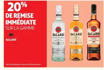Auchan BACARDI Sur la gamme offre