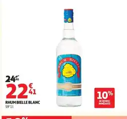 Auchan BIELLE BLANC Rhum offre