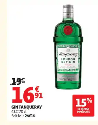 Auchan TANQUERAY Gin offre