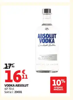 Auchan ABSOLUT Vodka offre
