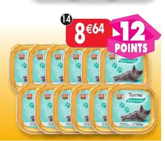 Maximo Lot de 12 barquettes terrine avec morceaux pour chat offre