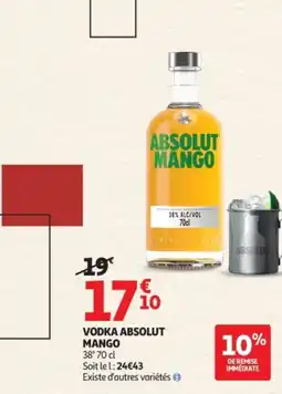 Auchan ABSOLUT MANGO Vodka offre