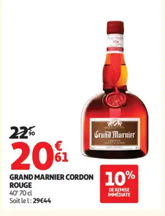 Auchan GRAND MARNIER Cordon 10% rouge offre