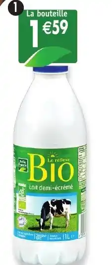 Maximo Lait 1/2 écrémé le réflexe bio offre