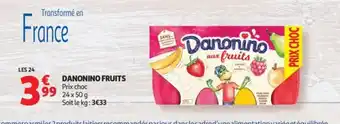 Auchan DANONINO Fruits offre