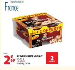 Auchan YOPLAIT île gourmande offre