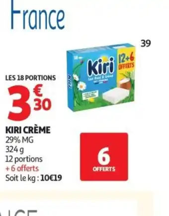 Auchan KIRI Crème offre