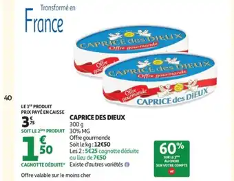 Auchan CAPRICE DES DIEUX offre