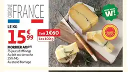 Auchan Morbier aop offre