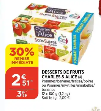 Bi1 Desserts de Fruits offre