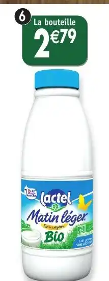 Maximo Matin léger 1/2 écrémé sans lactose lactel offre