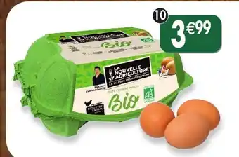 Maximo 6 œufs tout calibre offre