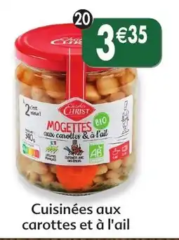Maximo Cuisinées aux carottes et à l'ail offre
