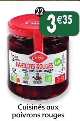 Maximo Cuisinés aux poivrons rouges offre