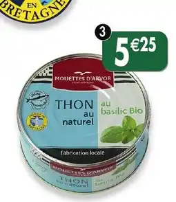 Maximo Thon Listao au naturel et au basilic offre