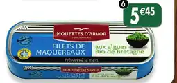 Maximo Filets de maquereaux aux algues Bio offre