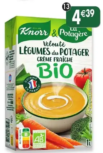 Maximo Velouté de légumes du potager à la crème fraîche offre