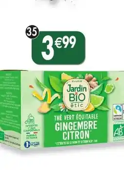 Maximo Thé vert gingembre citron offre