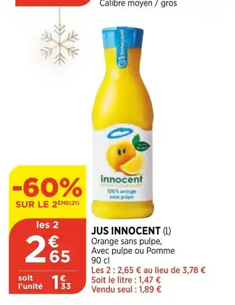 Bi1 Jus Innocent offre