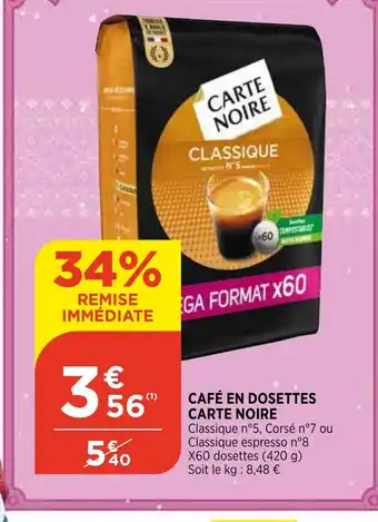 Bi1 Café En Dosettes offre