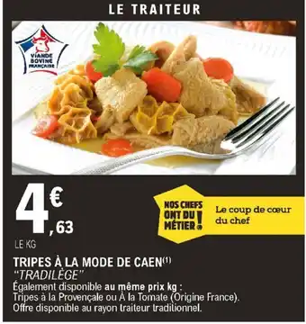 E.Leclerc Tripes à la mode de Caen offre