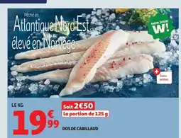 Auchan Dos de cabillaud offre