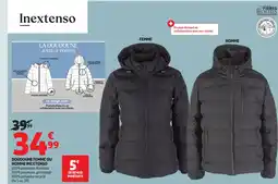 Auchan INEXTENSO Doudoune femme ou homme offre