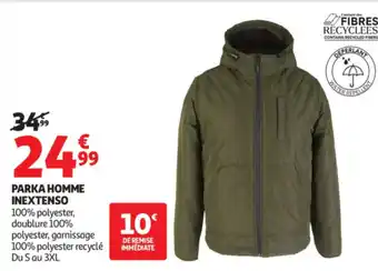 Auchan INEXTENSO Parka homme offre