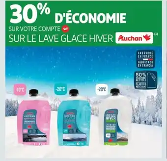 Auchan AUCHAN Sur le lave glace hiver offre