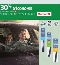 Auchan AUCHAN Sur les balais d'essuie-glace offre