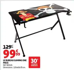 Auchan Le bureau gaming one piece offre