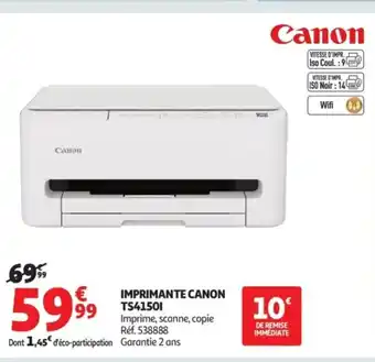 Auchan CANON Imprimante offre