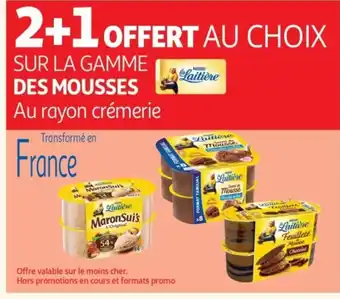 Auchan LA LAITIERE Sur la gamme offre