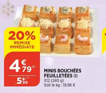 Bi1 Minis Bouchées Feuilletées offre