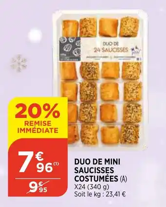 Bi1 Duo De mini Saucisses Costumées offre