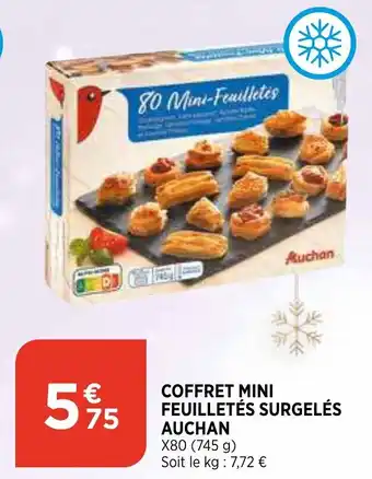 Bi1 Coffret Mini Feuilletés Surgelés Auchan offre