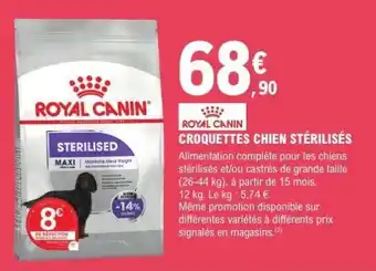 E.Leclerc CROQUETTES CHIEN STÉRILISÉS offre