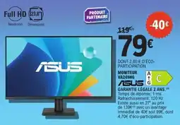 E.Leclerc MONITEUR VA249HG ASUS offre