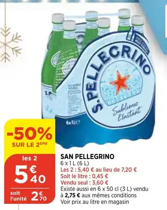Bi1 San Pellegrino offre