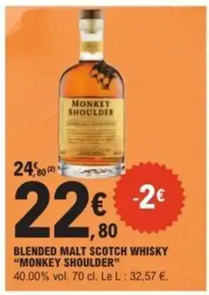 BLENDED MALT SCOTCH WHISKY MONKEY SHOULDER