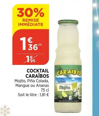 Bi1 Cocktail Caraibos offre