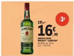 E.Leclerc Smooth Irish Whiskey 'Jameson' offre