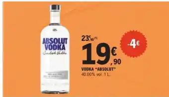E.Leclerc Vodka Absolut offre