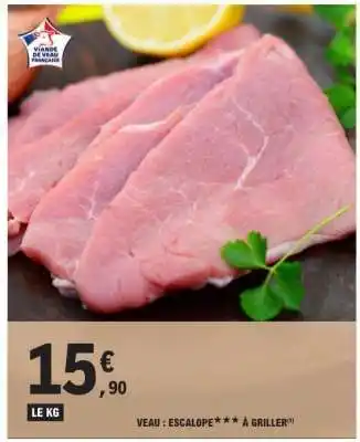 E.Leclerc Veau : Escalope offre