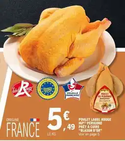 E.Leclerc POULET LABEL ROUGE IGP PÉRIGORD offre