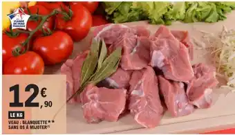 E.Leclerc Veau : blanquette*/** sans os à mijoter offre