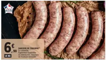 E.Leclerc Saucisse de Toulouse offre